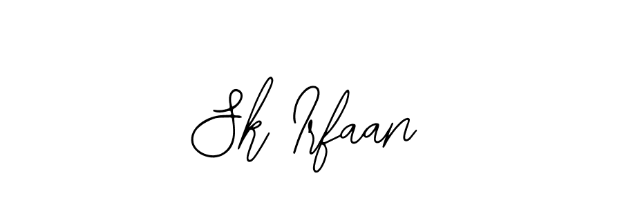 Use a signature maker to create a handwritten signature online. With this signature software, you can design (Bearetta-2O07w) your own signature for name Sk Irfaan. Sk Irfaan signature style 12 images and pictures png