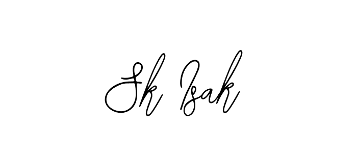 How to make Sk Isak signature? Bearetta-2O07w is a professional autograph style. Create handwritten signature for Sk Isak name. Sk Isak signature style 12 images and pictures png
