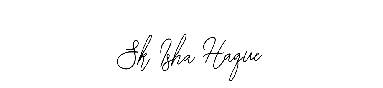 Similarly Bearetta-2O07w is the best handwritten signature design. Signature creator online .You can use it as an online autograph creator for name Sk Isha Haque. Sk Isha Haque signature style 12 images and pictures png