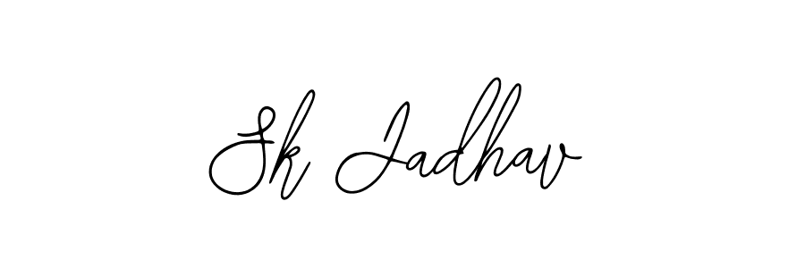 Create a beautiful signature design for name Sk Jadhav. With this signature (Bearetta-2O07w) fonts, you can make a handwritten signature for free. Sk Jadhav signature style 12 images and pictures png