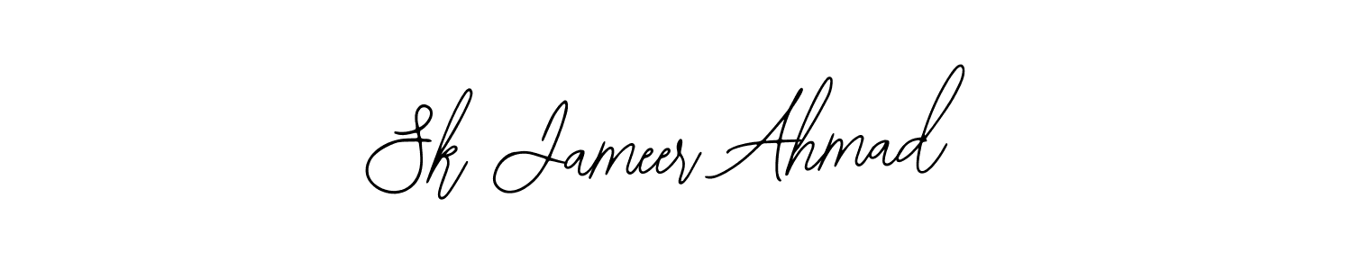 Use a signature maker to create a handwritten signature online. With this signature software, you can design (Bearetta-2O07w) your own signature for name Sk Jameer Ahmad. Sk Jameer Ahmad signature style 12 images and pictures png