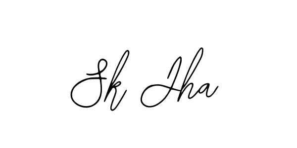 How to make Sk Jha signature? Bearetta-2O07w is a professional autograph style. Create handwritten signature for Sk Jha name. Sk Jha signature style 12 images and pictures png