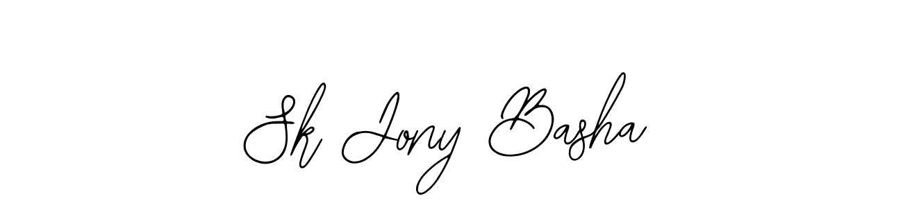 Similarly Bearetta-2O07w is the best handwritten signature design. Signature creator online .You can use it as an online autograph creator for name Sk Jony Basha. Sk Jony Basha signature style 12 images and pictures png