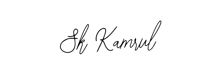 Bearetta-2O07w is a professional signature style that is perfect for those who want to add a touch of class to their signature. It is also a great choice for those who want to make their signature more unique. Get Sk Kamrul name to fancy signature for free. Sk Kamrul signature style 12 images and pictures png