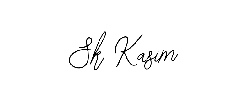 Use a signature maker to create a handwritten signature online. With this signature software, you can design (Bearetta-2O07w) your own signature for name Sk Kasim. Sk Kasim signature style 12 images and pictures png