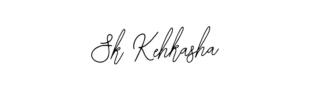 The best way (Bearetta-2O07w) to make a short signature is to pick only two or three words in your name. The name Sk Kehkasha include a total of six letters. For converting this name. Sk Kehkasha signature style 12 images and pictures png