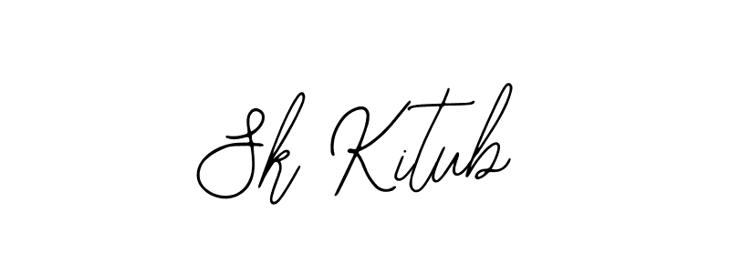 Make a beautiful signature design for name Sk Kitub. With this signature (Bearetta-2O07w) style, you can create a handwritten signature for free. Sk Kitub signature style 12 images and pictures png