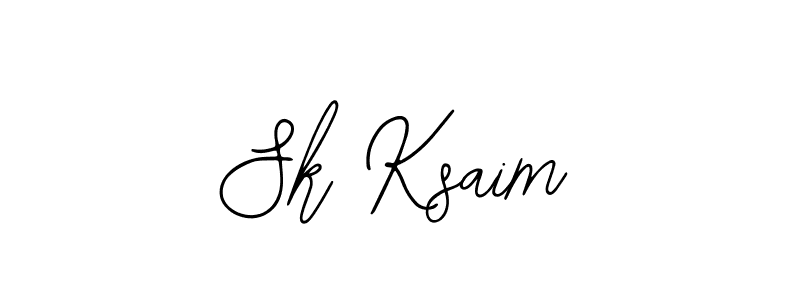 Use a signature maker to create a handwritten signature online. With this signature software, you can design (Bearetta-2O07w) your own signature for name Sk Ksaim. Sk Ksaim signature style 12 images and pictures png