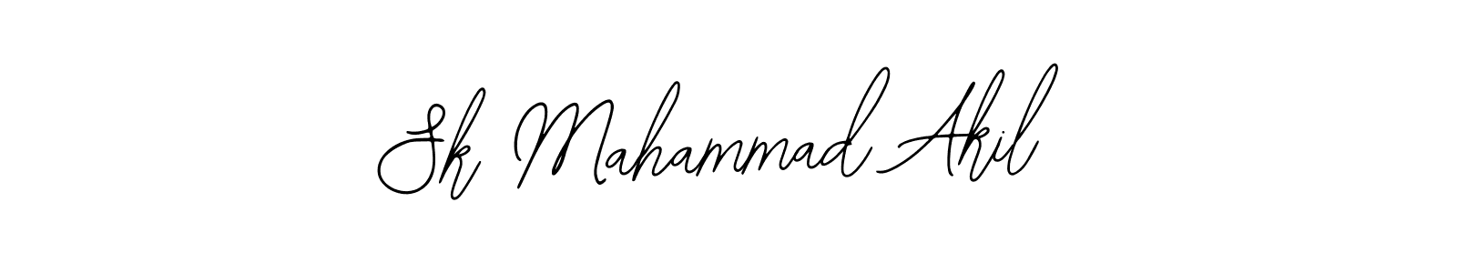 Sk Mahammad Akil stylish signature style. Best Handwritten Sign (Bearetta-2O07w) for my name. Handwritten Signature Collection Ideas for my name Sk Mahammad Akil. Sk Mahammad Akil signature style 12 images and pictures png