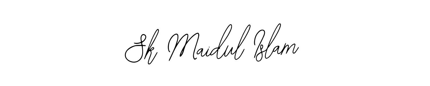 You should practise on your own different ways (Bearetta-2O07w) to write your name (Sk Maidul Islam) in signature. don't let someone else do it for you. Sk Maidul Islam signature style 12 images and pictures png