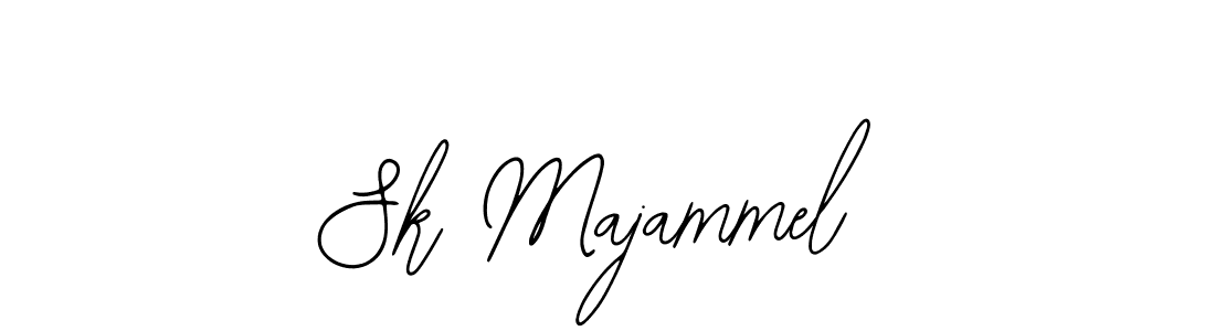 How to make Sk Majammel name signature. Use Bearetta-2O07w style for creating short signs online. This is the latest handwritten sign. Sk Majammel signature style 12 images and pictures png