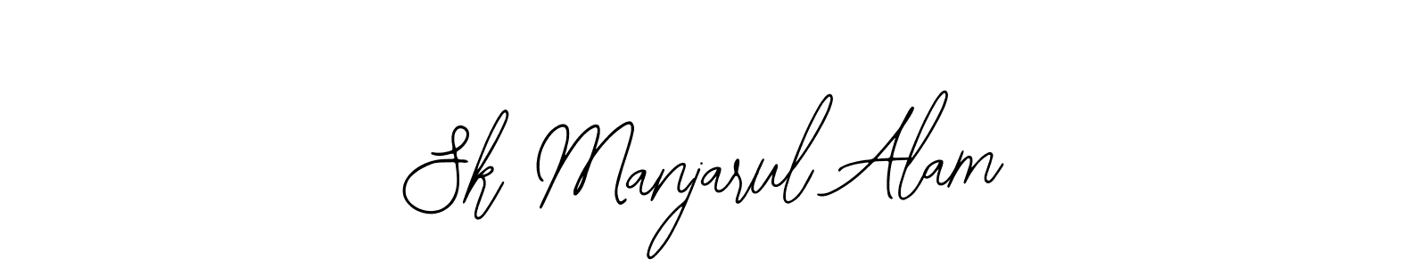 Sk Manjarul Alam stylish signature style. Best Handwritten Sign (Bearetta-2O07w) for my name. Handwritten Signature Collection Ideas for my name Sk Manjarul Alam. Sk Manjarul Alam signature style 12 images and pictures png