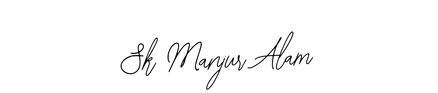 The best way (Bearetta-2O07w) to make a short signature is to pick only two or three words in your name. The name Sk Manjur Alam include a total of six letters. For converting this name. Sk Manjur Alam signature style 12 images and pictures png