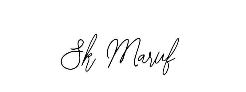 Design your own signature with our free online signature maker. With this signature software, you can create a handwritten (Bearetta-2O07w) signature for name Sk Maruf. Sk Maruf signature style 12 images and pictures png