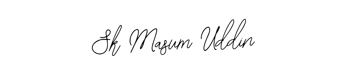 Sk Masum Uddin stylish signature style. Best Handwritten Sign (Bearetta-2O07w) for my name. Handwritten Signature Collection Ideas for my name Sk Masum Uddin. Sk Masum Uddin signature style 12 images and pictures png