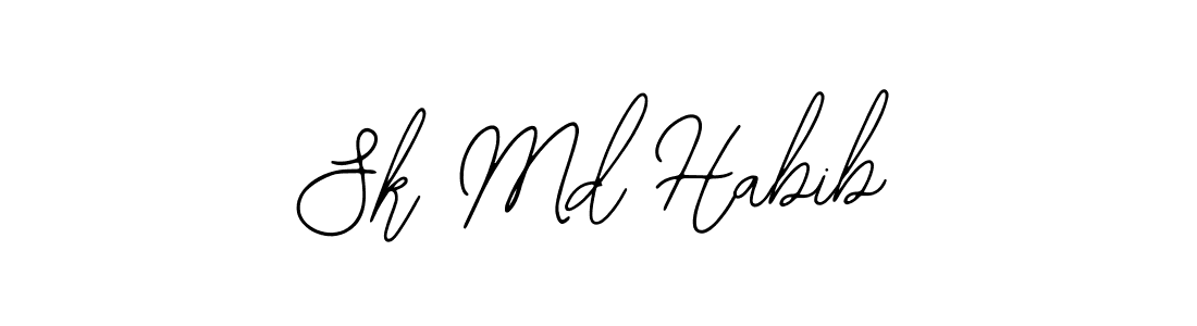 Use a signature maker to create a handwritten signature online. With this signature software, you can design (Bearetta-2O07w) your own signature for name Sk Md Habib. Sk Md Habib signature style 12 images and pictures png