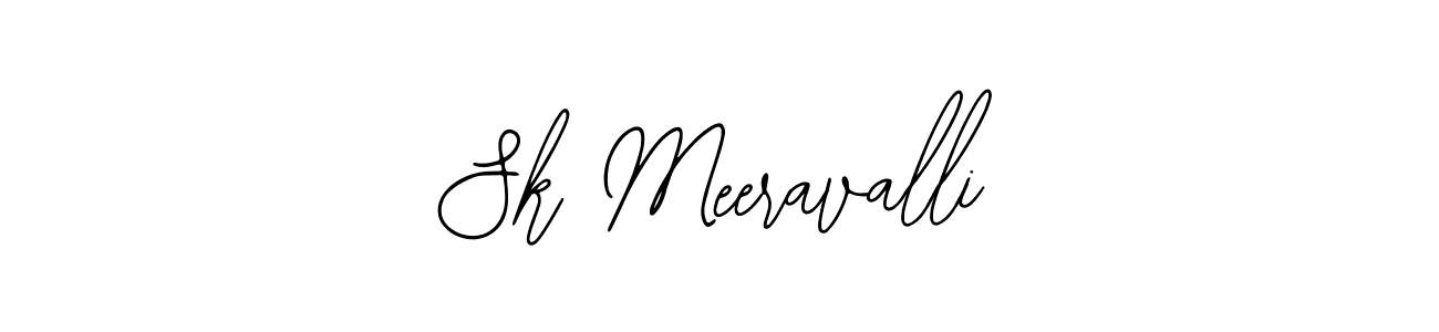 How to make Sk Meeravalli name signature. Use Bearetta-2O07w style for creating short signs online. This is the latest handwritten sign. Sk Meeravalli signature style 12 images and pictures png