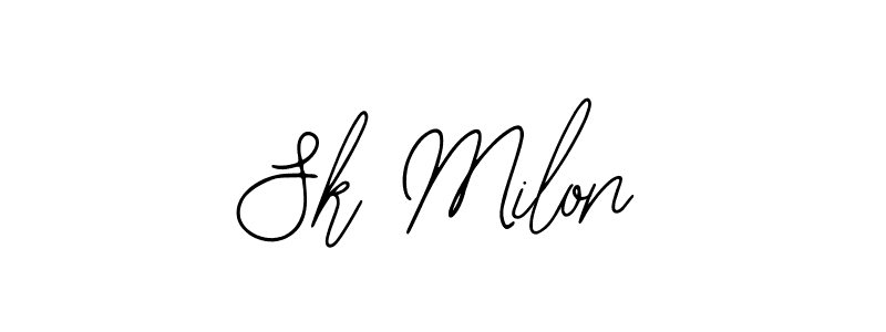 It looks lik you need a new signature style for name Sk Milon. Design unique handwritten (Bearetta-2O07w) signature with our free signature maker in just a few clicks. Sk Milon signature style 12 images and pictures png