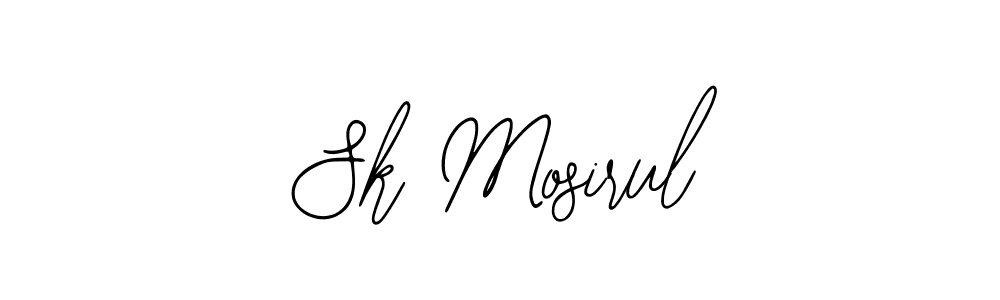 How to make Sk Mosirul name signature. Use Bearetta-2O07w style for creating short signs online. This is the latest handwritten sign. Sk Mosirul signature style 12 images and pictures png