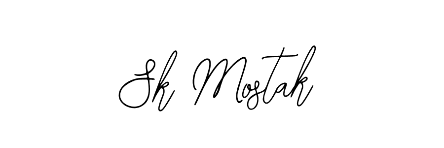 Use a signature maker to create a handwritten signature online. With this signature software, you can design (Bearetta-2O07w) your own signature for name Sk Mostak. Sk Mostak signature style 12 images and pictures png