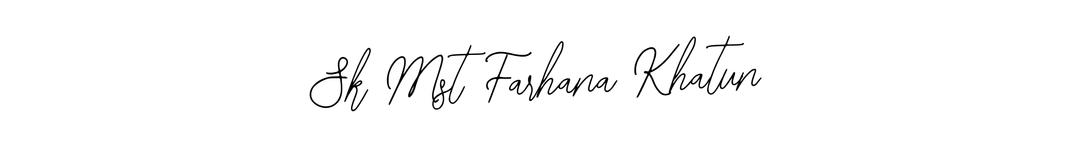 Make a beautiful signature design for name Sk Mst Farhana Khatun. Use this online signature maker to create a handwritten signature for free. Sk Mst Farhana Khatun signature style 12 images and pictures png