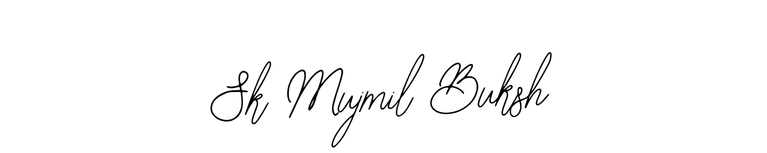 Create a beautiful signature design for name Sk Mujmil Buksh. With this signature (Bearetta-2O07w) fonts, you can make a handwritten signature for free. Sk Mujmil Buksh signature style 12 images and pictures png