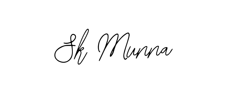 Use a signature maker to create a handwritten signature online. With this signature software, you can design (Bearetta-2O07w) your own signature for name Sk Munna. Sk Munna signature style 12 images and pictures png