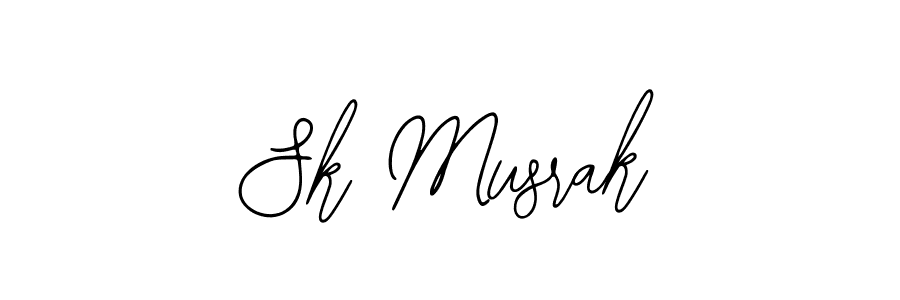 How to make Sk Musrak signature? Bearetta-2O07w is a professional autograph style. Create handwritten signature for Sk Musrak name. Sk Musrak signature style 12 images and pictures png