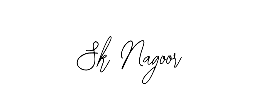 Design your own signature with our free online signature maker. With this signature software, you can create a handwritten (Bearetta-2O07w) signature for name Sk Nagoor. Sk Nagoor signature style 12 images and pictures png