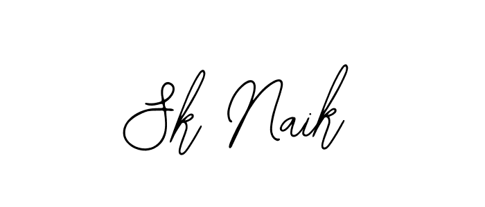 Sk Naik stylish signature style. Best Handwritten Sign (Bearetta-2O07w) for my name. Handwritten Signature Collection Ideas for my name Sk Naik. Sk Naik signature style 12 images and pictures png