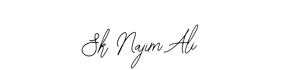 Design your own signature with our free online signature maker. With this signature software, you can create a handwritten (Bearetta-2O07w) signature for name Sk Najim Ali. Sk Najim Ali signature style 12 images and pictures png