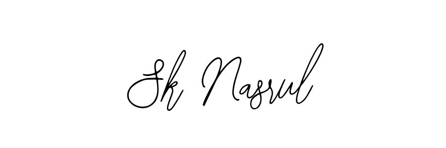 if you are searching for the best signature style for your name Sk Nasrul. so please give up your signature search. here we have designed multiple signature styles  using Bearetta-2O07w. Sk Nasrul signature style 12 images and pictures png
