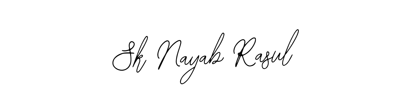 Design your own signature with our free online signature maker. With this signature software, you can create a handwritten (Bearetta-2O07w) signature for name Sk Nayab Rasul. Sk Nayab Rasul signature style 12 images and pictures png