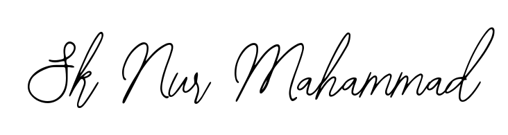 Create your official email sign-off with Sk Nur Mahammad name in Bearetta-2O07w style. Crisp, clean, and perfectly legible across all screens. Sk Nur Mahammad signature style 12 images and pictures png