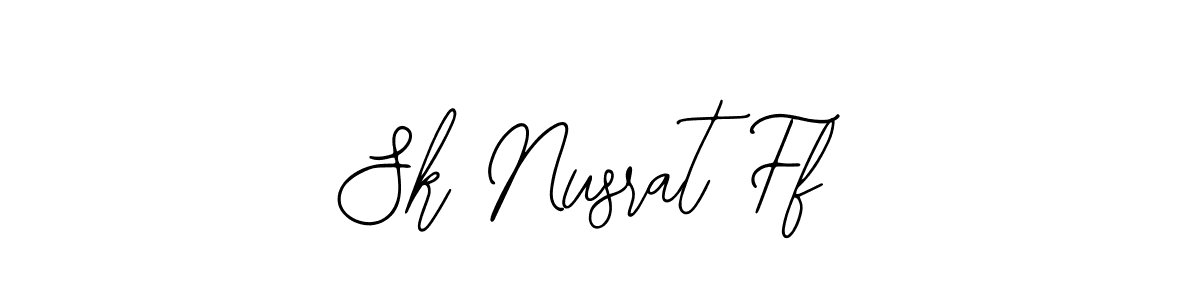 The best way (Bearetta-2O07w) to make a short signature is to pick only two or three words in your name. The name Sk Nusrat Ff include a total of six letters. For converting this name. Sk Nusrat Ff signature style 12 images and pictures png