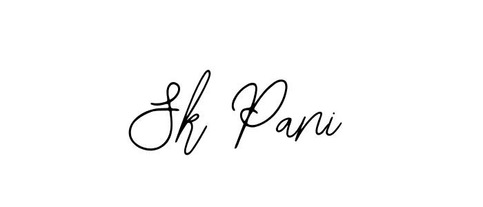 if you are searching for the best signature style for your name Sk Pani. so please give up your signature search. here we have designed multiple signature styles  using Bearetta-2O07w. Sk Pani signature style 12 images and pictures png