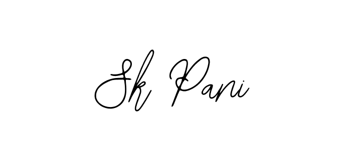 if you are searching for the best signature style for your name Sk Pani. so please give up your signature search. here we have designed multiple signature styles  using Bearetta-2O07w. Sk Pani signature style 12 images and pictures png