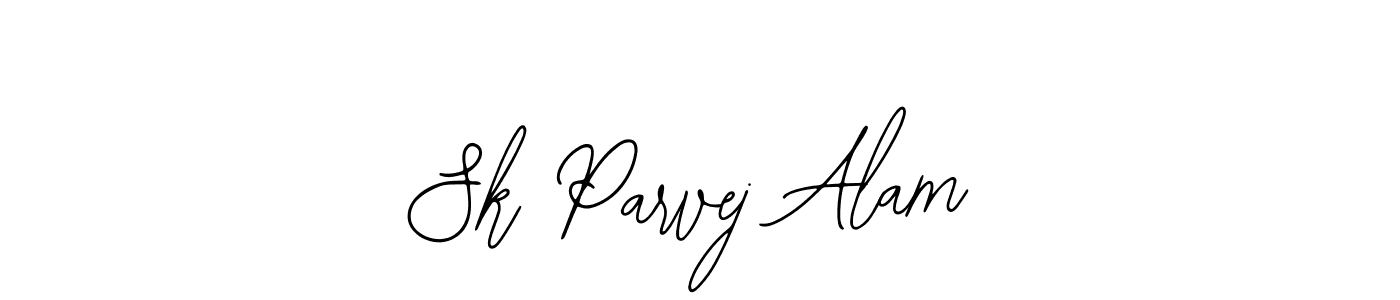 The best way (Bearetta-2O07w) to make a short signature is to pick only two or three words in your name. The name Sk Parvej Alam include a total of six letters. For converting this name. Sk Parvej Alam signature style 12 images and pictures png