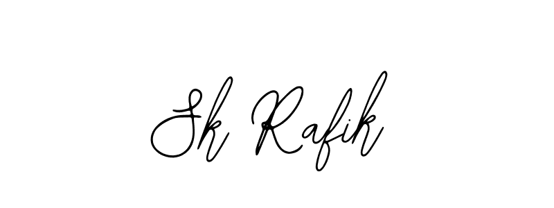 Use a signature maker to create a handwritten signature online. With this signature software, you can design (Bearetta-2O07w) your own signature for name Sk Rafik. Sk Rafik signature style 12 images and pictures png