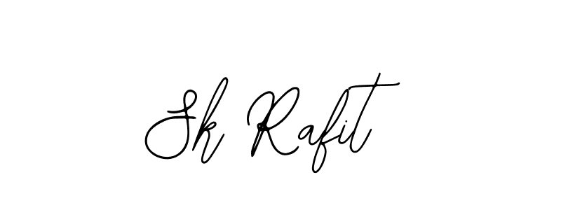 How to make Sk Rafit name signature. Use Bearetta-2O07w style for creating short signs online. This is the latest handwritten sign. Sk Rafit signature style 12 images and pictures png