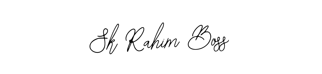 The best way (Bearetta-2O07w) to make a short signature is to pick only two or three words in your name. The name Sk Rahim Boss include a total of six letters. For converting this name. Sk Rahim Boss signature style 12 images and pictures png