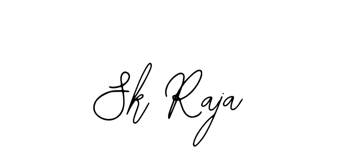 You should practise on your own different ways (Bearetta-2O07w) to write your name (Sk Raja) in signature. don't let someone else do it for you. Sk Raja signature style 12 images and pictures png