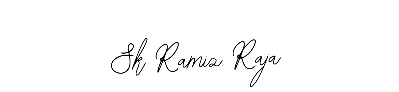 Design your own signature with our free online signature maker. With this signature software, you can create a handwritten (Bearetta-2O07w) signature for name Sk Ramiz Raja. Sk Ramiz Raja signature style 12 images and pictures png