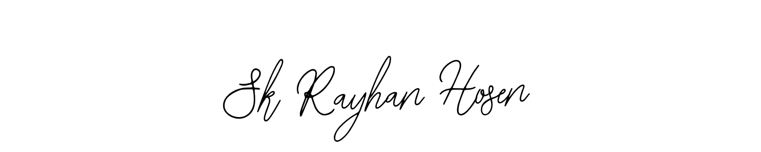 It looks lik you need a new signature style for name Sk Rayhan Hosen. Design unique handwritten (Bearetta-2O07w) signature with our free signature maker in just a few clicks. Sk Rayhan Hosen signature style 12 images and pictures png