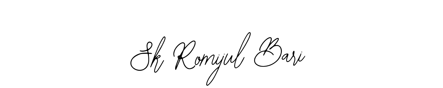 Use a signature maker to create a handwritten signature online. With this signature software, you can design (Bearetta-2O07w) your own signature for name Sk Romijul Bari. Sk Romijul Bari signature style 12 images and pictures png