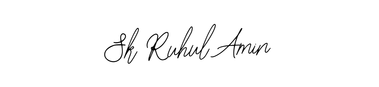 Design your own signature with our free online signature maker. With this signature software, you can create a handwritten (Bearetta-2O07w) signature for name Sk Ruhul Amin. Sk Ruhul Amin signature style 12 images and pictures png