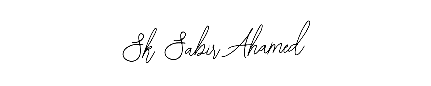 Use a signature maker to create a handwritten signature online. With this signature software, you can design (Bearetta-2O07w) your own signature for name Sk Sabir Ahamed. Sk Sabir Ahamed signature style 12 images and pictures png