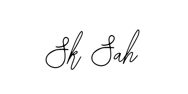 The best way (Bearetta-2O07w) to make a short signature is to pick only two or three words in your name. The name Sk Sah include a total of six letters. For converting this name. Sk Sah signature style 12 images and pictures png