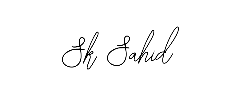 The best way (Bearetta-2O07w) to make a short signature is to pick only two or three words in your name. The name Sk Sahid include a total of six letters. For converting this name. Sk Sahid signature style 12 images and pictures png
