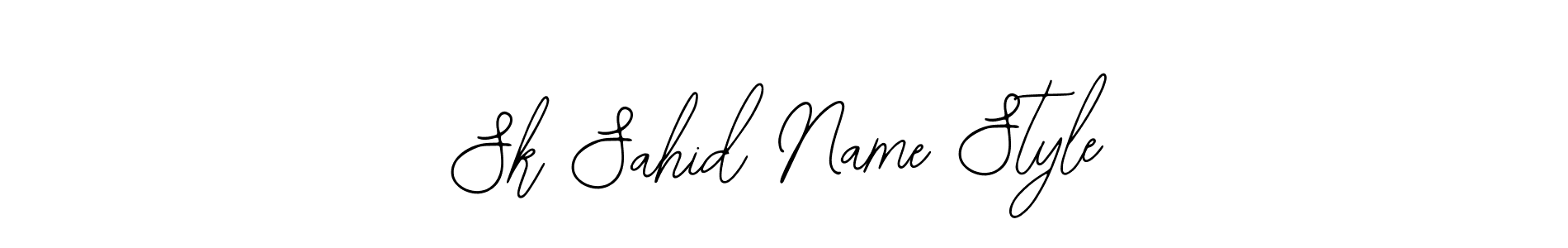 Sk Sahid Name Style stylish signature style. Best Handwritten Sign (Bearetta-2O07w) for my name. Handwritten Signature Collection Ideas for my name Sk Sahid Name Style. Sk Sahid Name Style signature style 12 images and pictures png